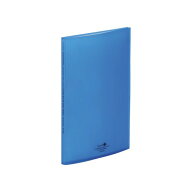 リヒトラブ ファイル 横入れ クリヤーブック A4/A3(見開きA3収納) 20P 青 N5040-8 送料無料