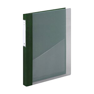 リヒトラブ カルテファイル カルテブック クリヤータイプ A4 4穴 グリーン HB417-3 送料無料