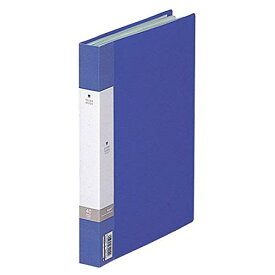 リヒトラブ ファイル クリヤーブック B5 40ポケット 青 G3208-8 送料無料