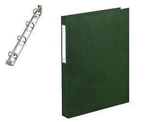 リヒトラブ カルテファイル カルテブック 標準タイプ A4 4穴 グリーン HB407-3 送料無料