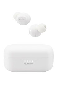 エレコム ワイヤレスイヤホン bluetooth AAC対応 Bluetooth5.3 連続再生5時間 低遅延 ホワイト LBT-TWS 送料無料