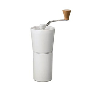 HARIO(�n���I)Ceramic Coffee Grinder �R�[�q�[��30g �z���C�g �L�c�� �V���v�� S-CCG-2-W ��������