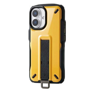 �G���R�� iPhone 16 �P�[�X NESTOUT �ϏՌ� �Ռ��z�� [�����b�N�̃V�����_�[�x���g�ɑ����\] �t�B���K�[�o���h�t�� ��������