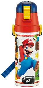 スケーター(Skater) 水筒 470ml スーパーマリオ 23 子供用 ステンレス スポーツボトル SDC4-A 送料無料