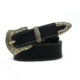 Genuine leather Belts Cowhide Belts sculpture Belts Brass buckle Western Belts Retro Belts Vintage Belts Men's Belts Pin buckle casual Belts business Belts versatile Belts Leather