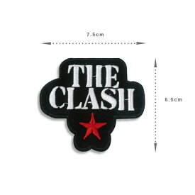 The Clash ザ・クラッシュ デザインアイロンワッペン パッチ [雑貨 UK パンクロック ロック バンド レジェンド 音楽 グッズ ファッション] お手軽 アレンジ
