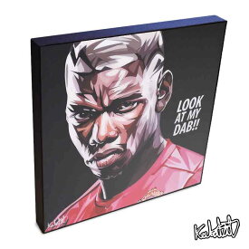 ポップアートフレーム Paul Pogba ポール・ポグバ KEETATAT SITTHIKET アートパネル インテリア 雑貨 店舗 内装 玄関 おしゃれ ポスター 絵 イラスト 壁掛け サッカー選手 ミッドフィールダー マンチェスター・ユナイテッド プレミアリーグ フランス代表