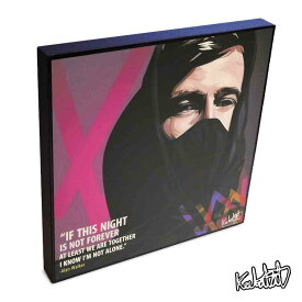 ポップアートフレーム Alan Walker　アラン・ウォーカー（DJ） KEETATAT SITTHIKET アートパネル インテリア 雑貨 店舗 内装 玄関 おしゃれ ポスター 絵 イラスト 壁掛け クラブミュージック EDM 音楽