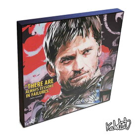 ポップアートフレーム Jaime Lannister　ジェイミー・ラニスター KEETATAT SITTHIKET アートパネル インテリア 雑貨 店舗 内装 玄関 おしゃれ ポスター 絵 イラスト 壁掛け ゲーム・オブ・スローンズ Game of Thrones ニコライ・コスター・ワルドー 海外ドラマ キャラクター