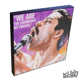 ポップアートフレーム Freddie Mercury（Rami Malek）　フレディ・マーキュリー（ラミ・マレック） KEETATAT SITTHIKET アートパネル インテリア 玄関 ポスター 壁掛け ボヘミアン・ラプソディ クイーン 映画 キャラクター