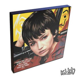 ポップアートフレーム Money Heist（TOKYO）　ペーパー・ハウス（TOKYO） KEETATAT SITTHIKET アートパネル インテリア 雑貨 店舗 内装 玄関 おしゃれ ポスター 絵 イラスト 壁掛け 海外ドラマ キャラクター Silene Oliveira