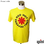 バンドTシャツ against Red Hot Chili Peppers レッド・ホット・チリ・ペッパーズ 音楽 プリントTシャツ グッズ ロック ファンク 洋楽 Tシャツ メンズサイズ 男女兼用 サイズM＆L