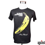 バンドTシャツ against The Velvet Underground&Nico ザ・ヴェルヴェット・アンダーグラウンド＆ニコ 音楽 プリントTシャツ グッズ ロック 洋楽 バンド バナナ Tシャツ メンズサイズ 男女兼用 サイズM＆L