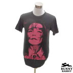 デザインTシャツ BUNNY RABBIT Bjork2 ビョーク2 ビンテージ風 ロック バンド フェス 黒 ブラック