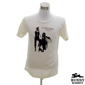 デザインTシャツ BUNNY RABBIT Fleetwood Mac フリートウッド・マック ビンテージ風 ロック バンド フェス 白 ホワイト