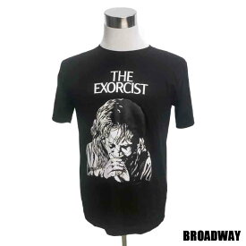 デザインTシャツ Broadway The Exorcist エクソシスト 映画Tシャツ プリントTシャツ グッズ ホラー オカルト Tシャツ 男女兼用 サイズM＆L