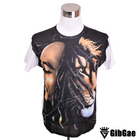 デザインTシャツ GibGae Bob Marley2 ボブ・マーリー2 レゲエ 洋楽 レジェンド Tシャツ 男女兼用 サイズM＆L