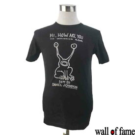 バンドTシャツ Wall of fame Daniel Johnston ダニエル・ジョンストン 音楽 プリントTシャツ グッズ オルタナティブ フェス ファッション 洋楽 Tシャツ 男女兼用 サイズM＆L