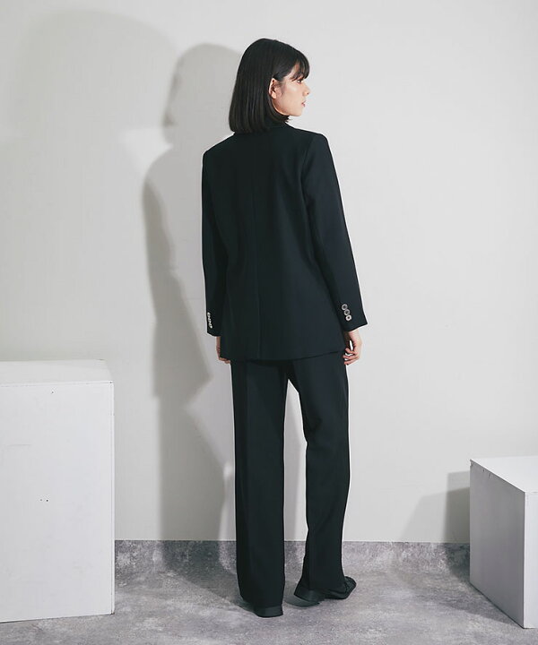 楽天市場】メタリック ボタン 付き ジャケット ＆ スラックス パンツ 