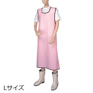直送品A 松本ナース産業 入浴介助エプロン 介助用エプロン 入浴介助 介助エプロン 介護エプロン L ピンク 402 同梱不可 代引不可