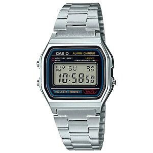 ���i ���K�i CASIO�r���v �J�V�I STANDARD �`�v�J�V �f�W�^���\�� �����` �J�����_�[ LED���C�g A158WA-1J �����Y�r���v