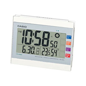 取寄品 正規品 CASIO時計 カシオ 置き時計 置時計 DQL-220J-7JF デジタル表示 電波時計 多機能