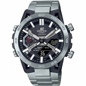 取寄品 正規品 CASIO腕時計 カシオ EDIFICE エディフィス アナデジ表示 アナログ&デジタル タフソーラー 丸形 ECB-2000YD-1AJF メンズ腕時計 送料無料