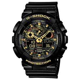 取寄品 国内正規品 CASIO腕時計 カシオ G-SHOCK ジーショック アナデジ アナログ&デジタル GA-100CF-1A9JF 人気モデル メンズ腕時計 送料無料