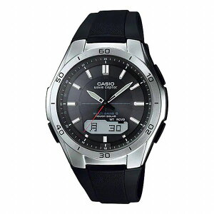 取寄品 正規品 CASIO腕時計 カシオ wave ceptor ウェーブセプター アナデジ表示 ソーラー 丸形 アナログ&デジタル カレンダー WVA-M640-1AJF メンズ腕時計 送料無料