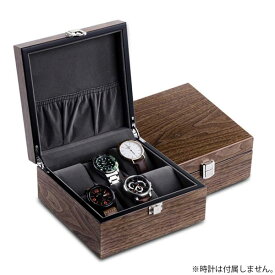 取寄品 Es'prima エスプリマ 高級木製時計6本収納ケース 6連 腕時計保存箱 収納ボックス ES5306WD 腕時計収納ケース 送料無料