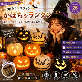 ハロウィン 飾り かぼちゃモチーフ ハロウィンパンプキンライトランタン LEDライト 飾り付け イルミネーション ランプ 乾電池 雰囲気造り 人気 オブジェ 玄関 屋外 学校 部屋 店舗 お店 イベントHalloween 置物 装飾 23種類 ハロウィン グッズ