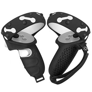 Eyglo �^�b�`�R���g���[���O���b�v�J�o�[ Oculus Quest 2�p ����~�ߊ���~�߃n���h�� �ی�J�o�[ ���߉\�Ȏ��i�b�N���X�g���b�v�t�� Oculus Quest 2�A�N�Z�T���[(�u���b�N)