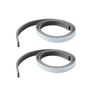 東京防音 防音戸当たりテープ TP-25 黒 幅15mm×長2M×厚2.5mm 2本入
