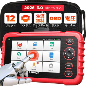 LAUNCH obd2 �f�f�@ CRP129X V3.0 ���{�� �����Ԍ̏�f�f�@ 4�V�X�e���f�f 12���ꃊ�Z�b�g�@�\