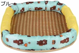 ペットマットの巣 犬用保冷パッド ウサギの冷却パッド pet bed ペットのサマーベッド ペットのサマークッション 通気性 ペットベッド 子犬用ベッド 布