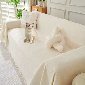 ソファーカバー マルチカバー 正方形 大判 ソファーカバー かけるだけ 北欧 ソファーカバー 3人掛け 2人掛け 肘あり 肘なし シェニール おしゃれ 猫対策 ブランケット フリンジ付き ベッドカバー