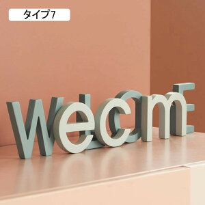 可愛い雑貨 英字 木製彫刻 おもしろオブジェ オーナメント ハンドメイド ホームインテリア雑貨 デコ オシャレな置き物 木彫りの置物 卓上飾り 家の装飾 アンティーク 癒しグッズ こども部