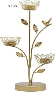 置物 キャンドルライトディナー 小道具 アンティーク調 燭台 キャンドルホルダー ろうそく立て 北欧レトロ 小さな 金属製 タイプ2 ファッション 再利用可能 シンプル 軽い 装飾卓上 自由移