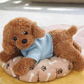 犬 トイプードル ぬいぐるみ リアル 大きい 超可愛い 抱き枕 人形 動物 ぬいぐるみ スーパーもちもちぬいぐるみ リアル クッション 柔らかい 添い寝枕 癒される 気持ちいい 多機能 タイプ 背当て