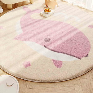 ラグマット 円形ラグ 北欧 マイクロファイバー 200cm 花柄 ラグ カーペット やわらか 滑り止め 防音 手触りが優しい 水洗い デザイン02 絨毯 ラウンド チェアマット フロアマット ホール