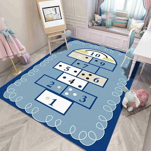 ラグマット 子供部屋 遊び 親子ゲーム 滑り止め 50*80cm 数字柄 キッズルーム 遊べる 転倒防止 キッズラグ カーペット 長方形 カラー 知育玩具 子供 家庭用 学べる 子供マット ベビーマッ