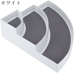 コーナースパイスラック 3段コーナーシェルフ キッチンキャビネット 3段コーナーシェルフオーガナイザー スパイス調味料ボトルホルダーラック 収納ツール