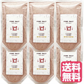 【 定期購入 】【 6個セット 】【 無添加 】食用 岩塩 小粒 ミネラル と 水素 を 豊富に含む 天然岩塩 ファインソルト 食べる塩 減塩 ダイエット 美容 健康 手土産 贈答 返礼品 粉末 ヒマラヤ岩塩 自然塩 プレゼント 実用的 70代 ギフト お歳暮 御歳暮