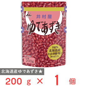 井村屋 北海道パウチ ゆであずき 200g