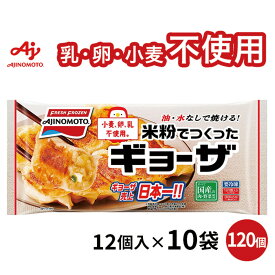 [冷凍]味の素冷凍食品 米粉でつくったギョーザ 12個×10袋