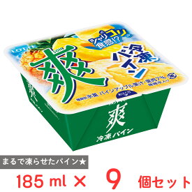 [アイス] ロッテ 爽 冷凍パイン 185ml×9個