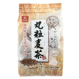 はくばく 丸粒麦茶 30g×30袋×6袋 国内産 国産 六条大麦 煮出し カフェインゼロ テトラパック ソフトドリンク 飲料 パック 水出し 煮出し まとめ買い