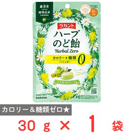 サラヤ ラカントハーブのど飴 マスカットハーブ味 30g