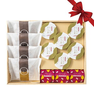 甘美 ふっくらどら焼きと甘美菓子の詰合せC 箱入り 化粧箱 わらびもち スイートポテト おやつ アソート詰め合せ バレンタイン お茶菓子 小分け 個包装 手土産 老舗 お中元 ギフト 内祝い