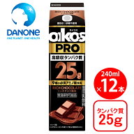 ダノンジャパン オイコス PRO プロテインドリンク高吸収タンパク質25g リッチチョコ風味 240ml×12本